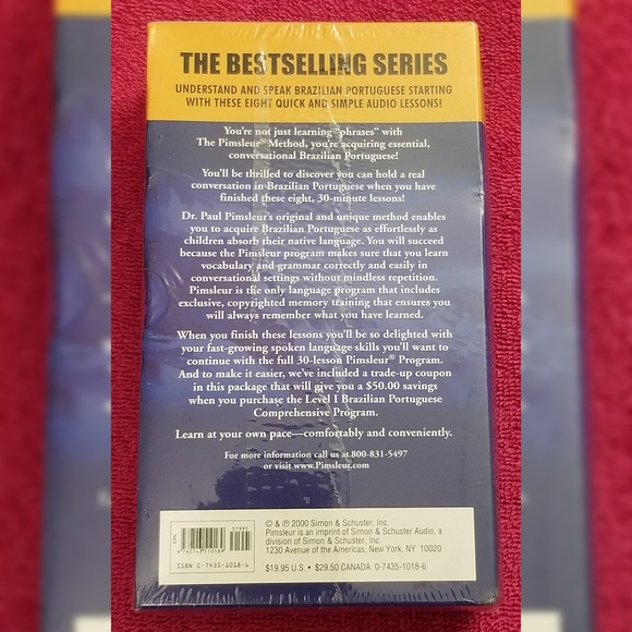 Pimsleur Quick & Simple Brazilian Portuguese - Picture 2 of 2